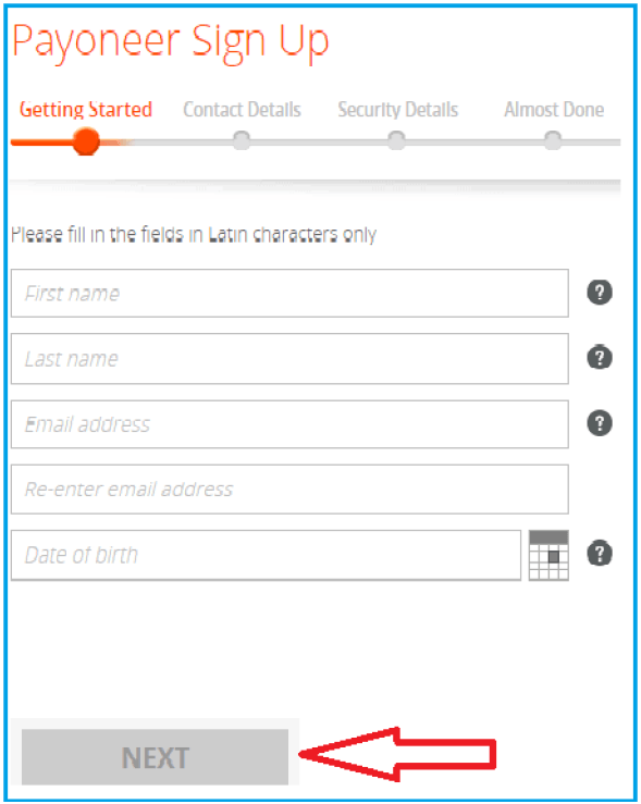 How to Create a Payoneer Account and Get Paid From Fiverr 6 2026 payoneer-form