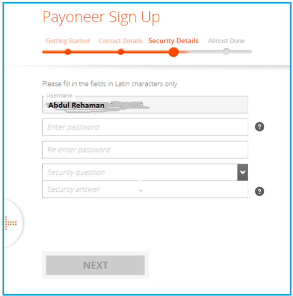 How to Create a Payoneer Account and Get Paid From Fiverr 8 2026 payoneer-signup-form2
