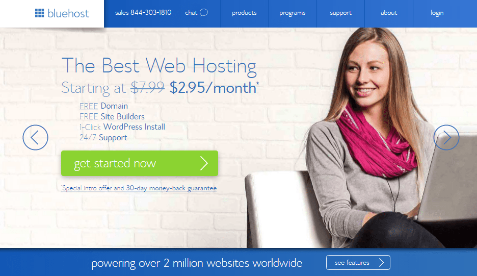 Bluehost hosting