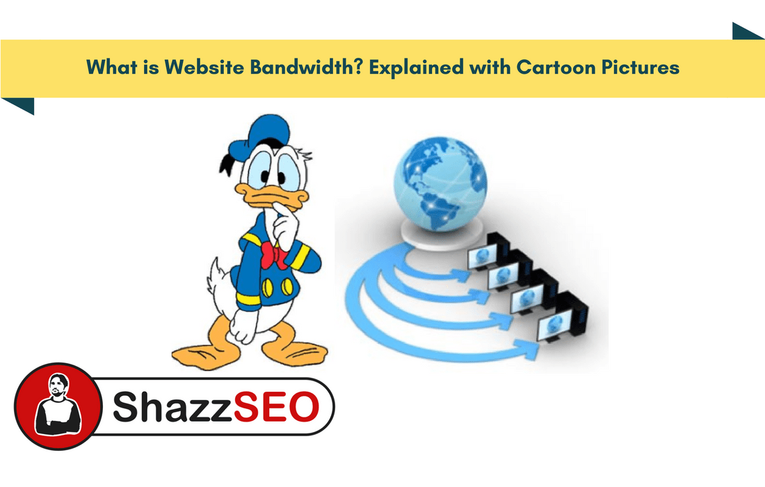 What is Website Bandwidth? Explained with Cartoon Pictures