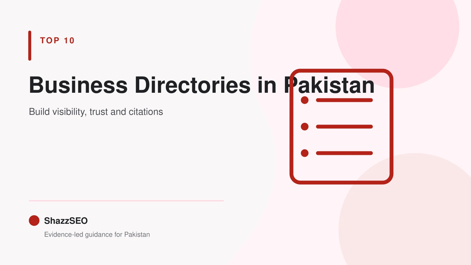 business directories pakistan local seo