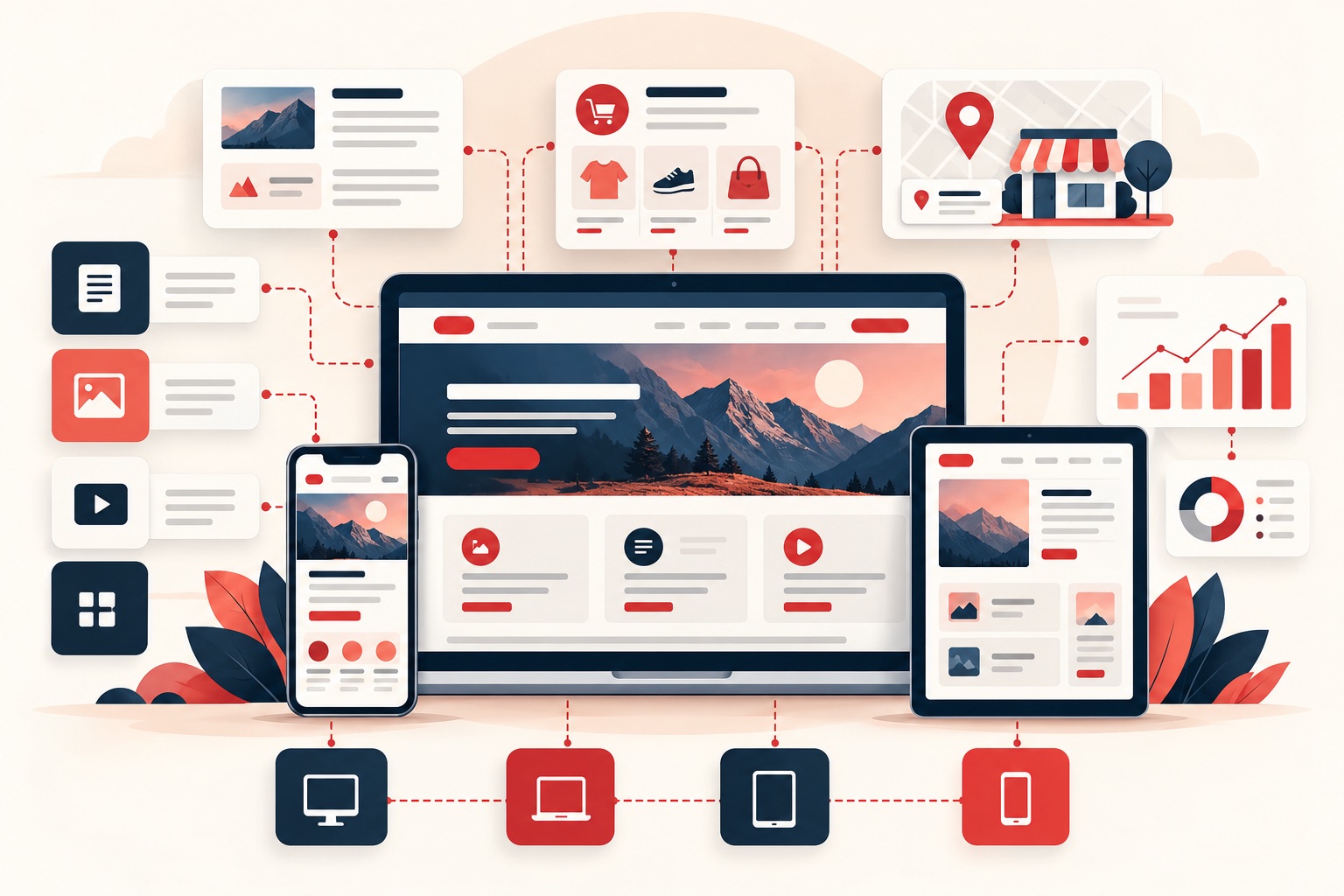 An SEO-ready website is designed around useful content, fast delivery, crawlable navigation and clear conversion paths.